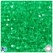 BeadTin Mint Transparent 6mm Faceted Round Plastic Craft Beads (600pcs)